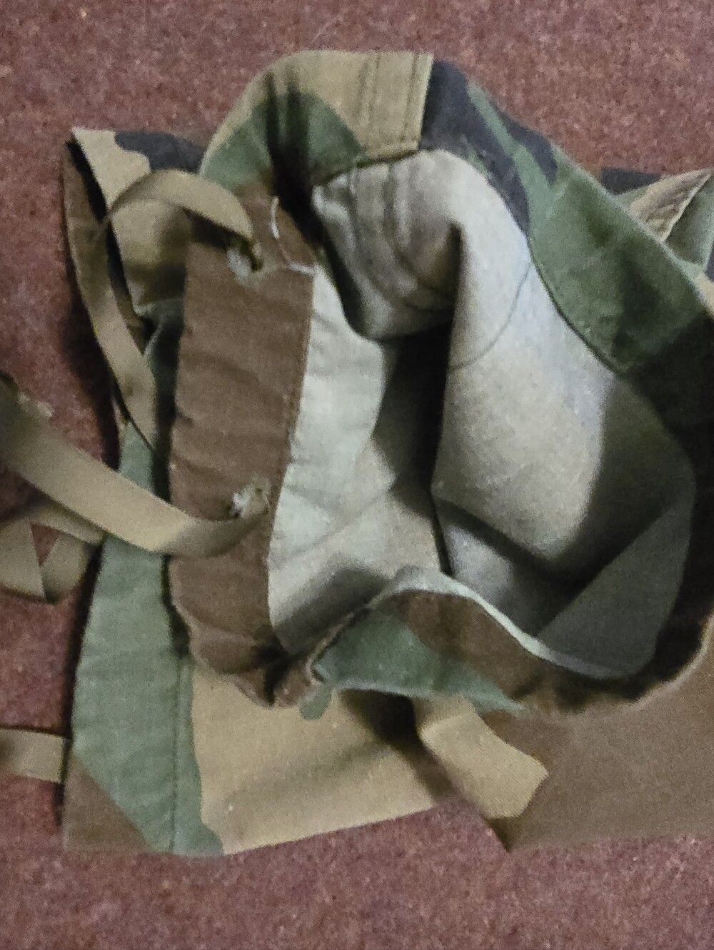 Vintage Military Woodland Camouflage BDU Carrgo Pants Size 36x28 1980s - Picture 9 of 9